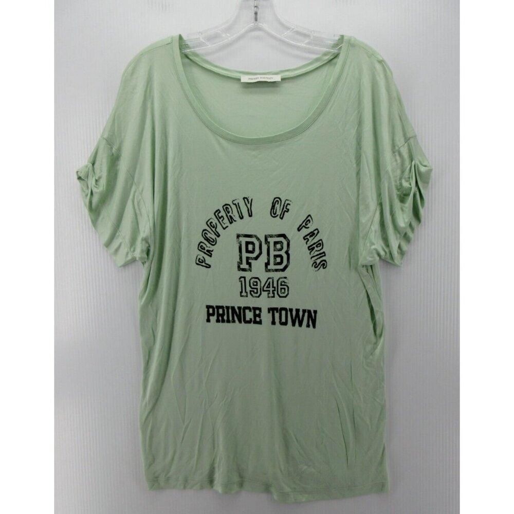 Pierre Balmain Top Small Tunic Shirt Pullover Graphic Prince Town *